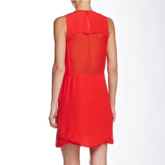 J Brand | Mina Dress Masai Masa V-Neck Side Hip Pockets Asymmetrical Mini Dress - Picture 2 of 16